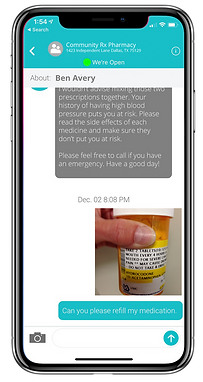 Berthoud Drug pharmacy app on iPhone